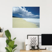 Bare Beach View Poster (Heimbüro)