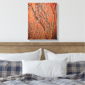 Bare Birch Tree Branches Abstrakt Leinwanddruck (Insitu (Schlafzimmer))