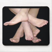 Bare Feet Art Mousepad (Vorne)