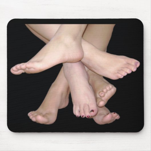 Bare Feet Art Mousepad (Vorne)