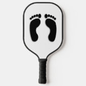 Bare Feet Prints Pickleball Schläger (Rückseite)