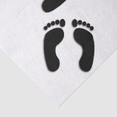 Bare Feet Prints Seidenpapier (Detail)
