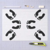 Bare Feet Prints Seidenpapier (Handwerk)