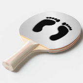 Bare Feet Prints Tischtennis Schläger (Vorderseite)
