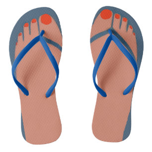 Bare Feet, Red Zehen Badesandalen