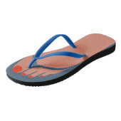 Bare Feet, Red Zehen Badesandalen (Schrägansicht)