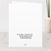 BARE HINTERN FUNNY MOONED BIRTHDAY CARD KARTE (Rückseite)