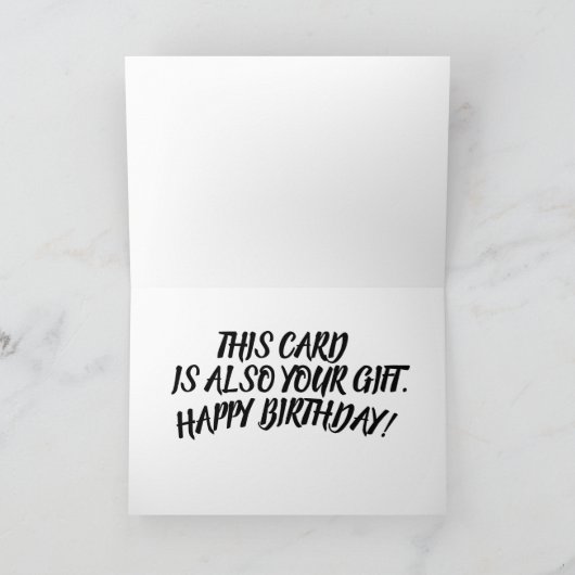 BARE HINTERN G-STRING STRAND MÄDCHEN GEGENSTÄNDIG  KARTE (Innenseite)