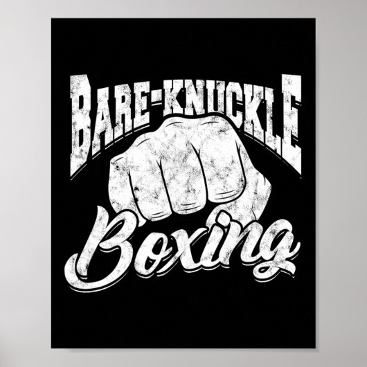 Bare-knuckle Boxen - Bare-knuckle Sport und Fitne Poster (Vorne)