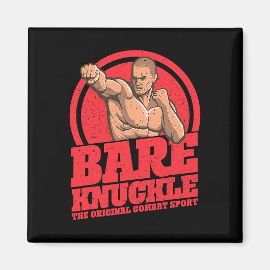 Bare-knuckle Boxen - Der ursprüngliche Kampf Sport Magnet (Vorne)