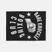Bare Knuckle Boxing Men Fist Knuckle Figh Kämpfen Fleecedecke (Vorderseite (Horizontal))