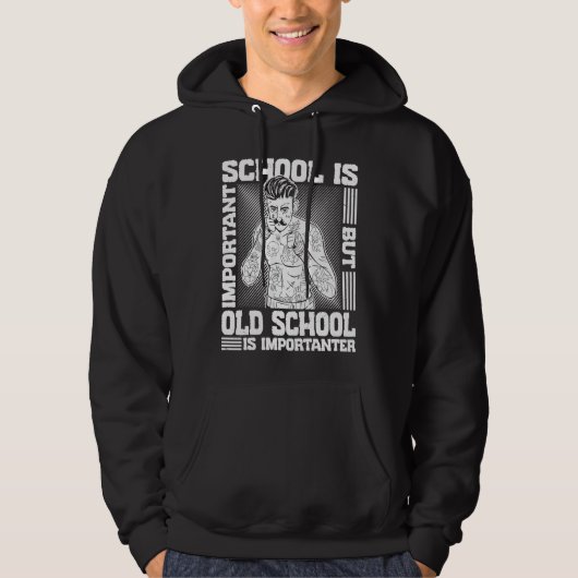 Bare Knuckle Boxing Outfit Old School Boxer MIXED Hoodie (Vorderseite)