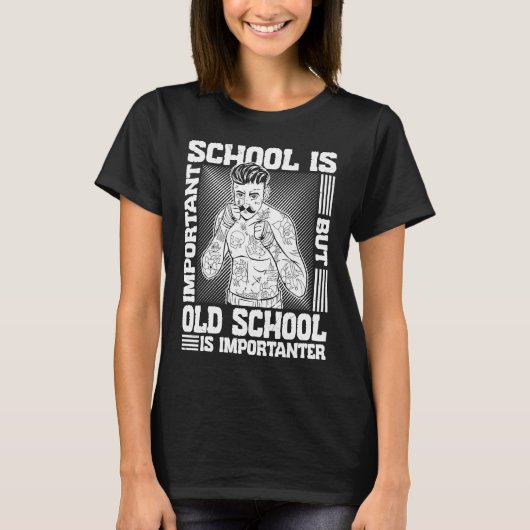 Bare Knuckle Boxing Outfit Old School Boxer MIXED  T-Shirt (Vorderseite)