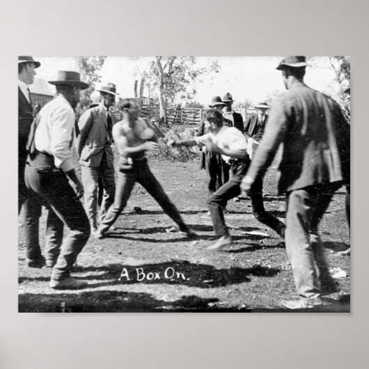 Bare Knuckle Fight Poster (Vorne)