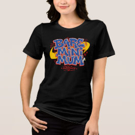 Bare Minimum Athletics Shirt, 90er Varsity Parodie Tri-Blend Shirt