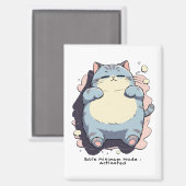 Bare Minimum Mode Activated – Relatable Mood Magnet (Vorderseite/Rückseite)