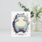 Bare Minimum Mode Activated – Relatable Mood Postkarte (Stehend Vorderseite)