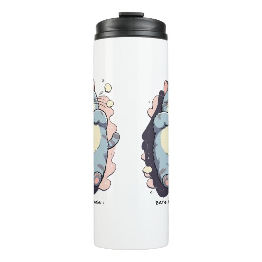 Bare Minimum Mode Activated – Relatable Mood Thermosbecher (Vorderseite)