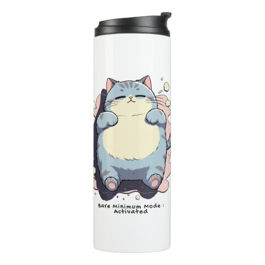 Bare Minimum Mode Activated – Relatable Mood Thermosbecher (Nach links gedreht)