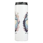 Bare Minimum Mode Activated – Relatable Mood Thermosbecher (Rückseite)