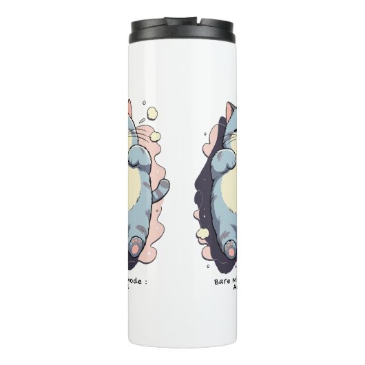 Bare Minimum Mode Activated – Relatable Mood Thermosbecher (Rückseite)