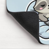 Bare Minimum Montag Lustiges Waschbär-Mauspad Mousepad (Ecke)