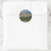 Bare Mountains Runder Aufkleber (Tasche)