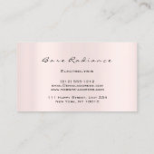 Bare Radiance Electrolysis Waxhaar entfernen Visitenkarte (Rückseite)