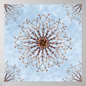 Bare Tree and Sky Abstrakt Poster Print (Vorne)