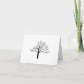 Bare Tree Design Karte (Vorderseite)