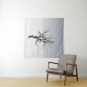 BARE TREE IN THE MIDDLE OF SNOW WANDTEPPICH (Beispiel (Horizontal))