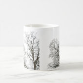 Bare Trees & Cool Sky Nature Design Kaffeetasse (Mittel)