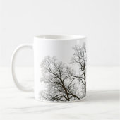 Bare Trees & Cool Sky Nature Design Kaffeetasse (Links)