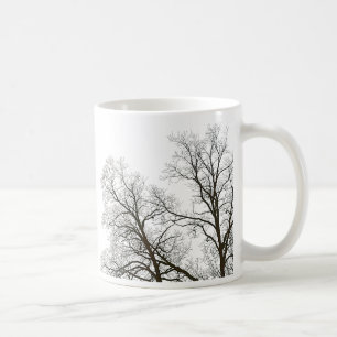 Bare Trees & Cool Sky Nature Design Kaffeetasse