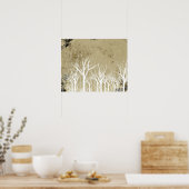 Bare Winter Trees Poster (Küche)