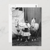 Bareback Girl: 1904 Postkarte (Vorne/Hinten)
