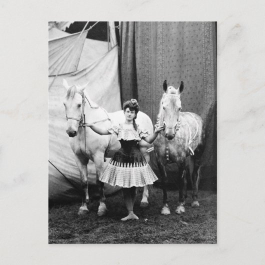 Bareback Girl: 1904 Postkarte (Vorderseite)