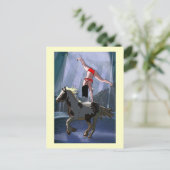 Bareback Rider Postkarte (Stehend Vorderseite)