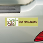 barebeansfinalgreenlogo1107A, brauen Ihre bloßen Autoaufkleber (Auf Auto)