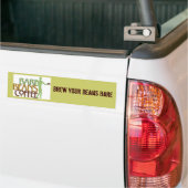barebeansfinalgreenlogo1107A, brauen Ihre bloßen Autoaufkleber (Auf Lkw)