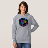 Barefoot Autism Challenge Frauenhoodie Hoodie (Vorne ganz)