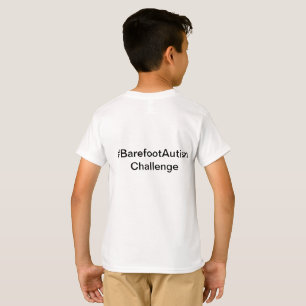 Barefoot Autism Challenge Kinder-Shirt T-Shirt