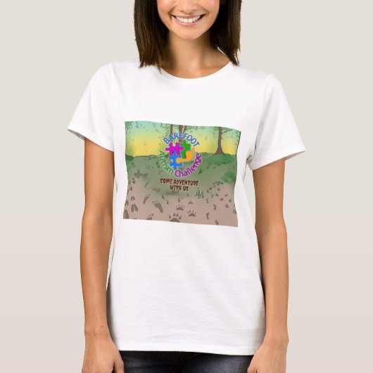 Barefoot Autism Challenge Women's 2025 Shirt (Vorderseite)