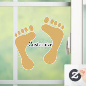 Barefoot Beach Bum Thunder_Cove Fensteraufkleber (Zuhause)