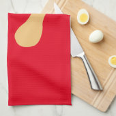 Barefoot Beach Bum Thunder_Cove Geschirrtuch (Viertel Falte)