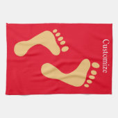 Barefoot Beach Bum Thunder_Cove Geschirrtuch (Horizontal)