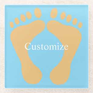 Barefoot Beach Bum Thunder_Cove Glasuntersetzer