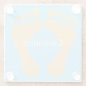 Barefoot Beach Bum Thunder_Cove Glasuntersetzer (Rückseite)