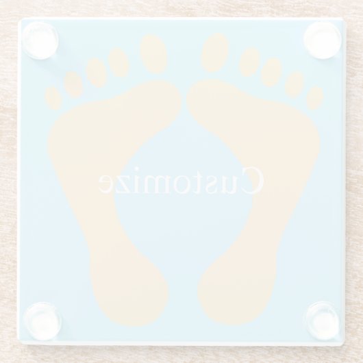 Barefoot Beach Bum Thunder_Cove Glasuntersetzer (Rückseite)