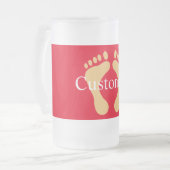 Barefoot Beach Bum Thunder_Cove Mattglas Bierglas (Vorderseite Links)